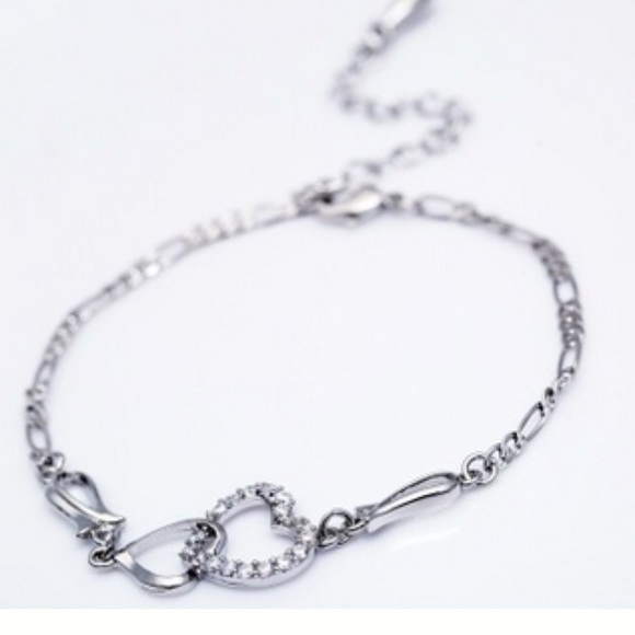 Jewelry - 3/$30 Heart Lock Bracelet